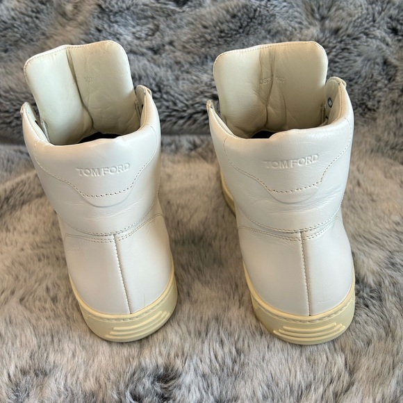 TOM FORD HIGH TOP SNEAKERS, WORN ONCE- LIKE NEW CONDITION. EYE CATCHING SHOES!! - Picture 15 of 16